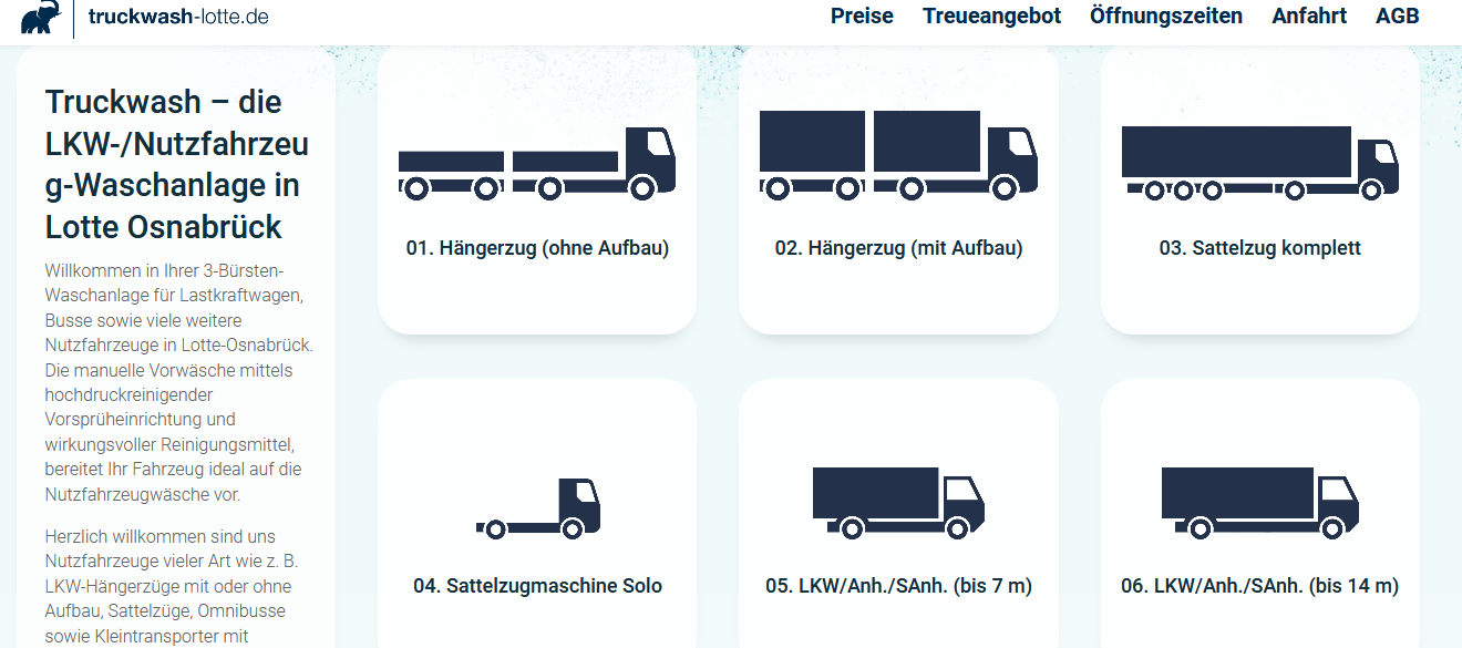 Truck Wash Lotte - Osnarbrück